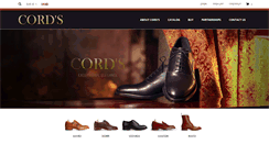Desktop Screenshot of cordshoemaker.com