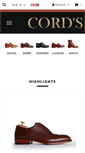 Mobile Screenshot of cordshoemaker.com